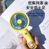 New creative handheld small fan, USB charging, strong wind power, portable summer outdoor fan details Picture